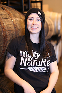 Megan Sarrat Lost Cabin Beer Co. beertender
